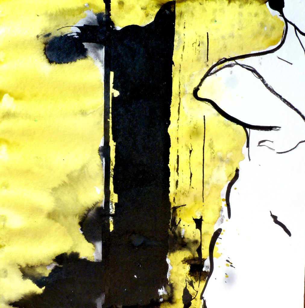 behind the black door