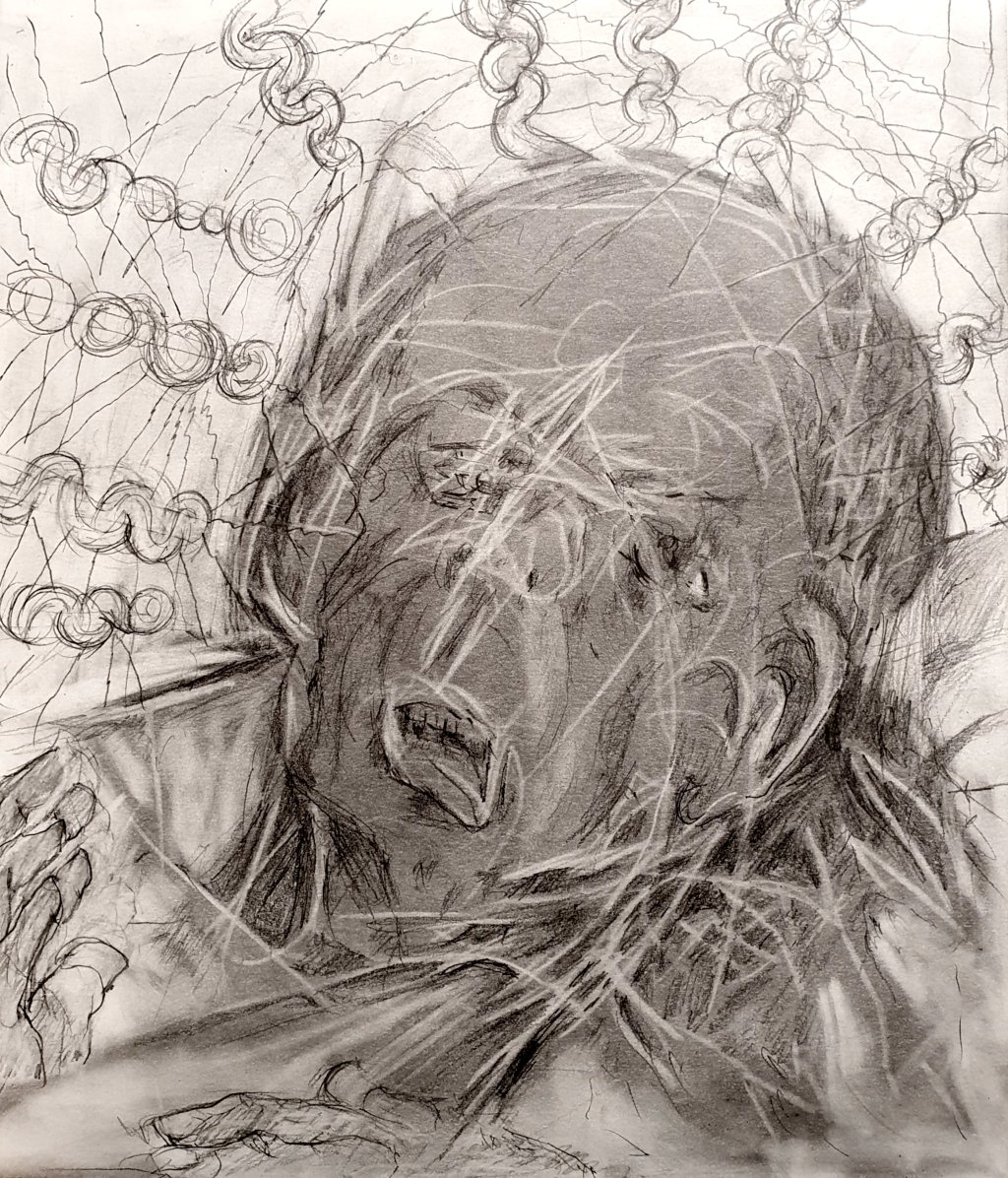 In der Blasenkammer.