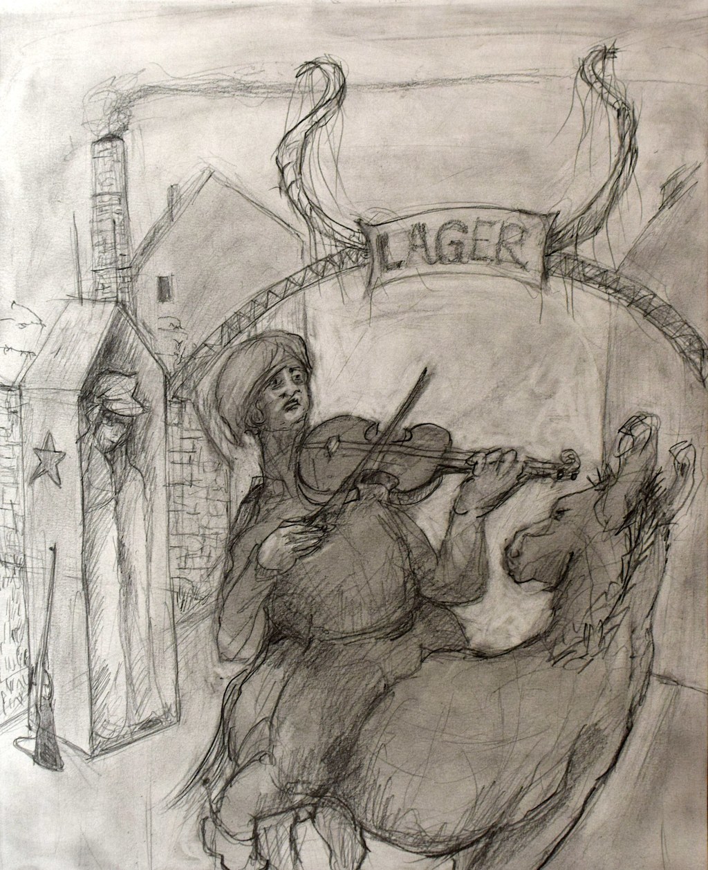 Der Lagerkommandant spielt auf zur&nbsp;Polka.